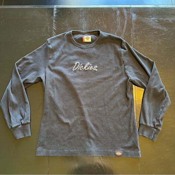 Dickies Large Crewneck Sweater Black and Pink - Picture 1 of 7